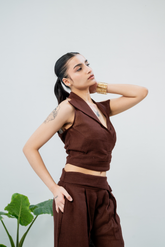 SHADOW BLOOM Linen Co-ord